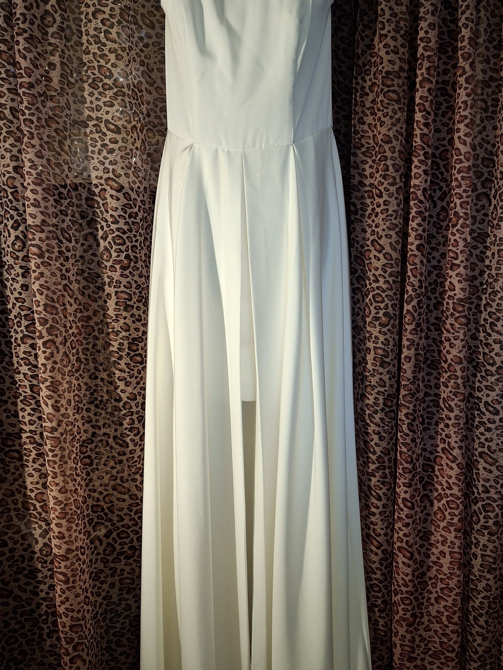 Madison James Vintage Ivory Bridal Dress Halter Neck Split Skirt